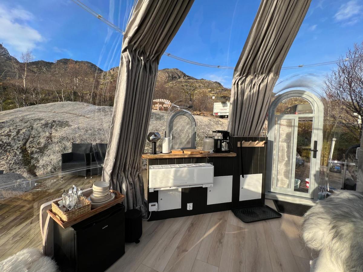Lofoten Glampingdome Myrland Exterior photo