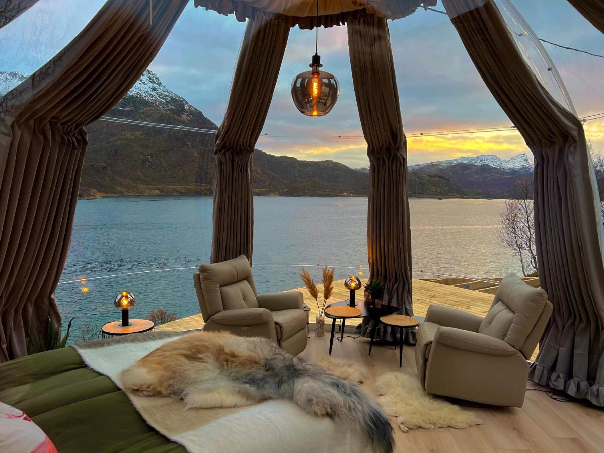 Lofoten Glampingdome Myrland Exterior photo