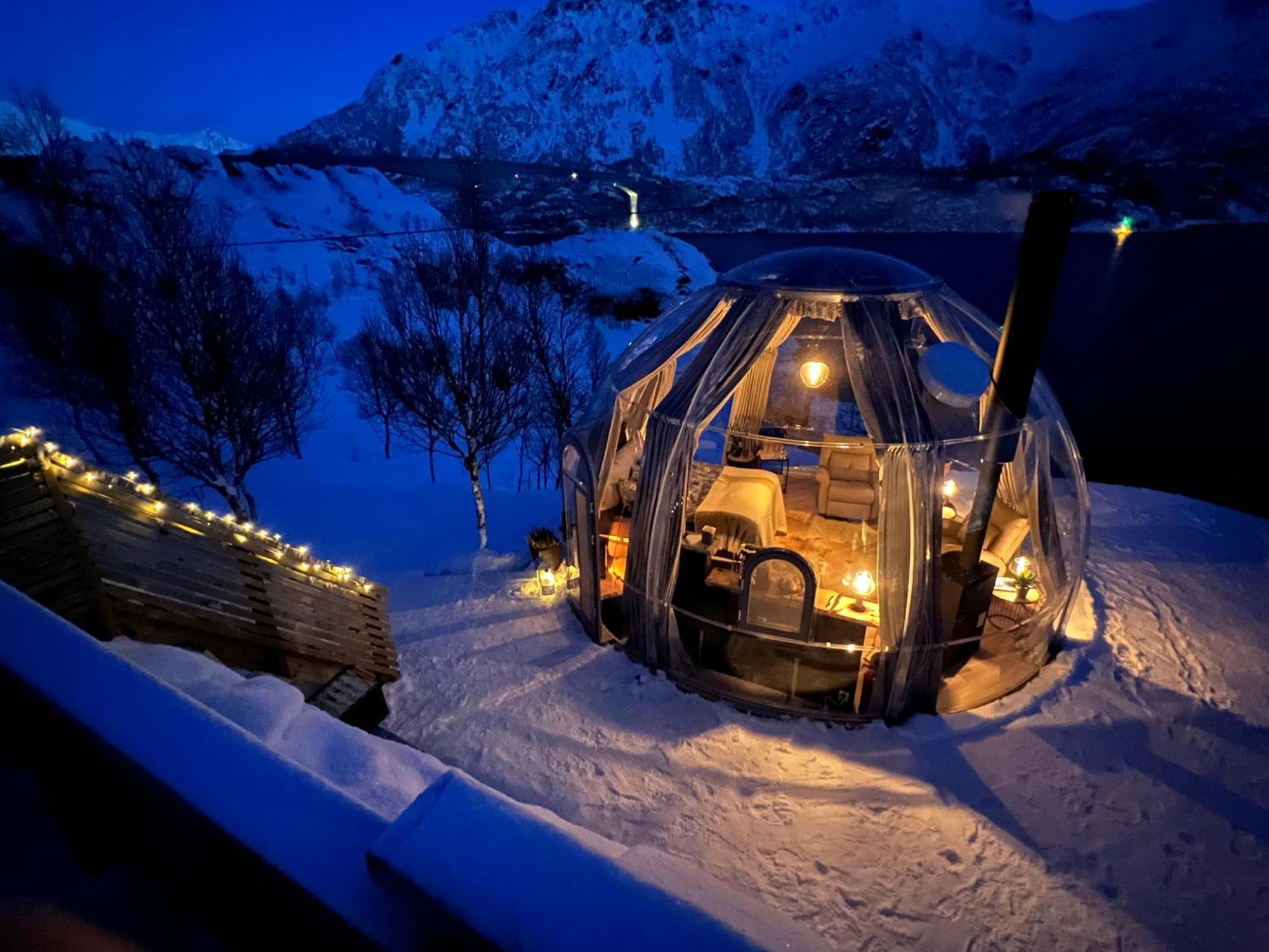 Lofoten Glampingdome Myrland Exterior photo