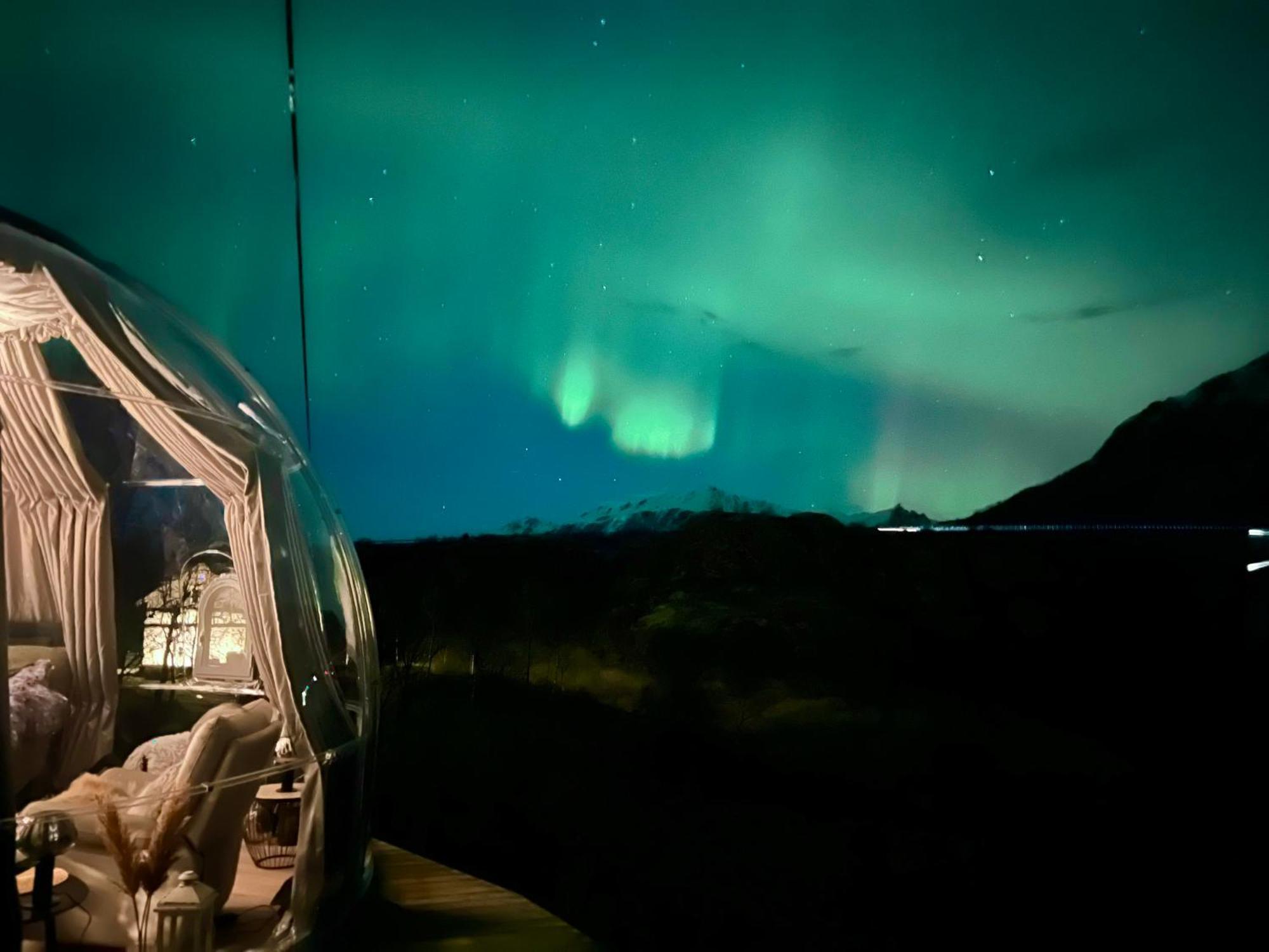 Lofoten Glampingdome Myrland Exterior photo
