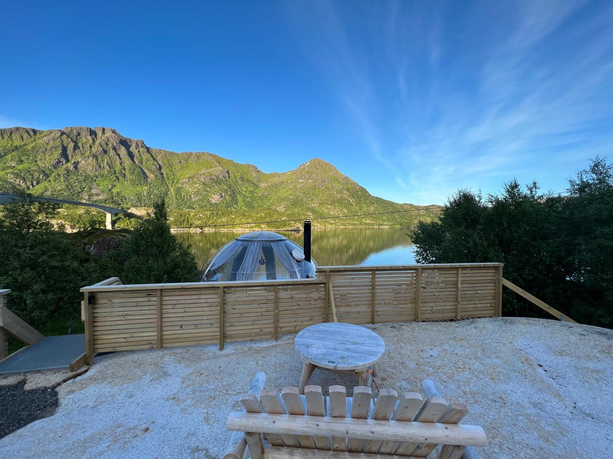 Lofoten Glampingdome Myrland Exterior photo